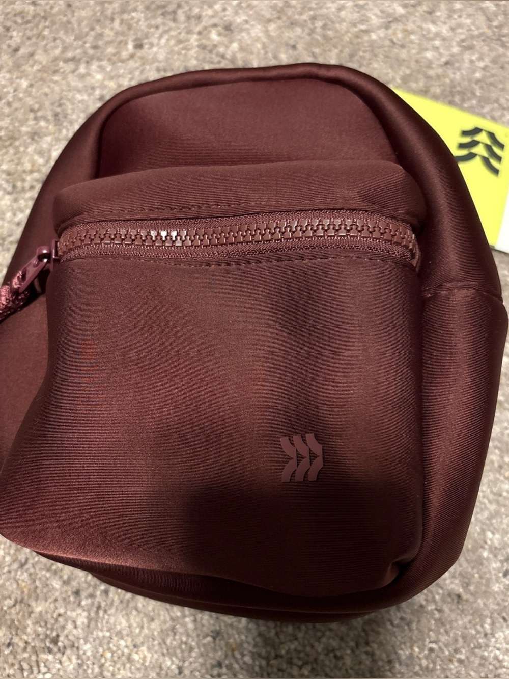 All in motion, burgundy, mini backpack